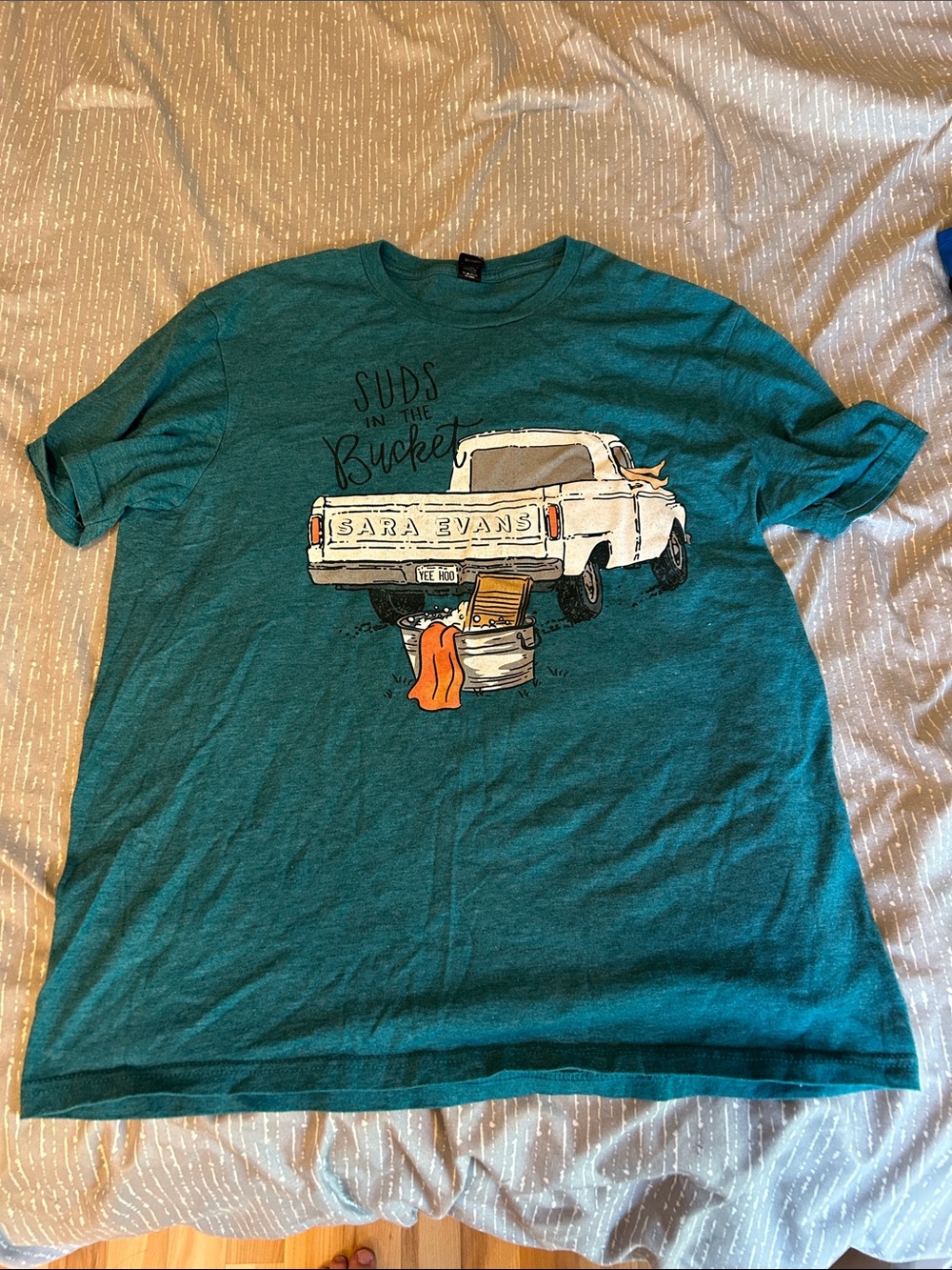District Teal Graphic Truck Crewneck T‑Shirt - Men's